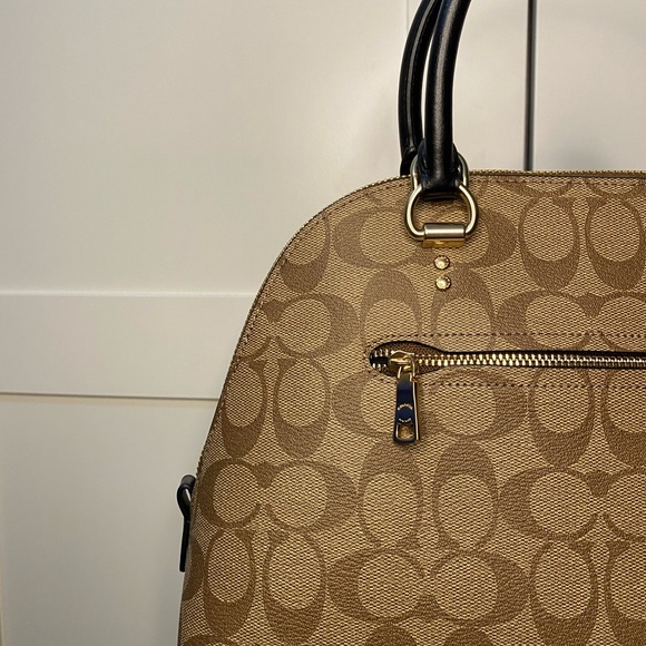 Katy Satchel In Signature Canvas - Picture 2 of 3